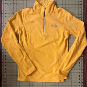 The North Face Yellow Fleece Jacket